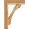 Ekena Millwork Legacy Block Rough Sawn Bracket, Western Red Cedar, 6"W x 30"D x 42"H BKT06X30X42LEC05RWR - alternate 2